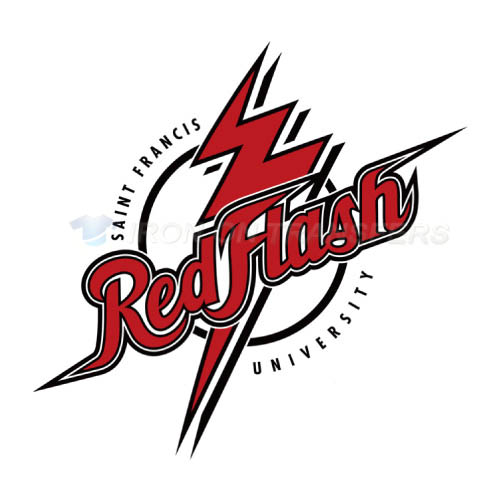 Saint Francis Red Flash Logo T-shirts Iron On Transfers N6065 - Click Image to Close